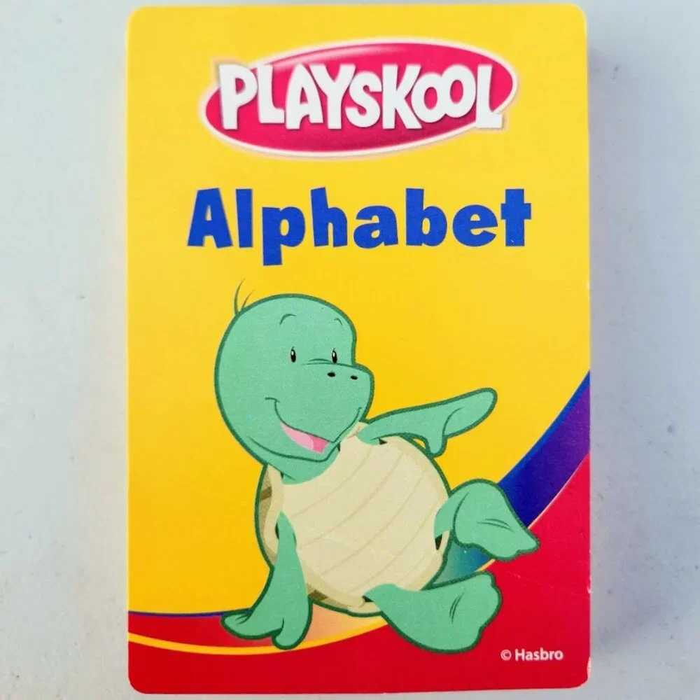 Playskool Alphabet Words Vocabulary Flash Card Educational Learning Cards Game T